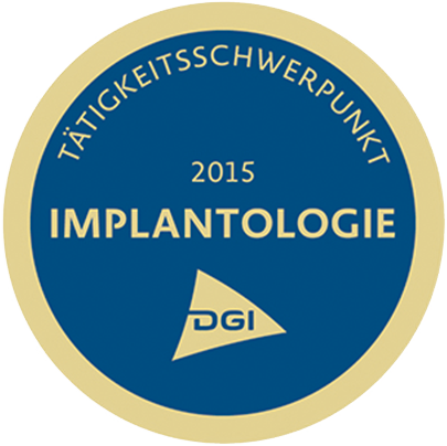 Logo für den Tätigkeitsschwerpunkt Implantologie