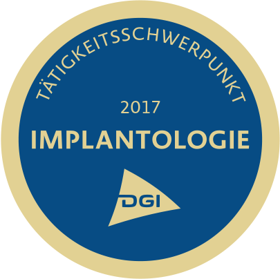 Logo für den Tätigkeitsschwerpunkt Implantologie 217