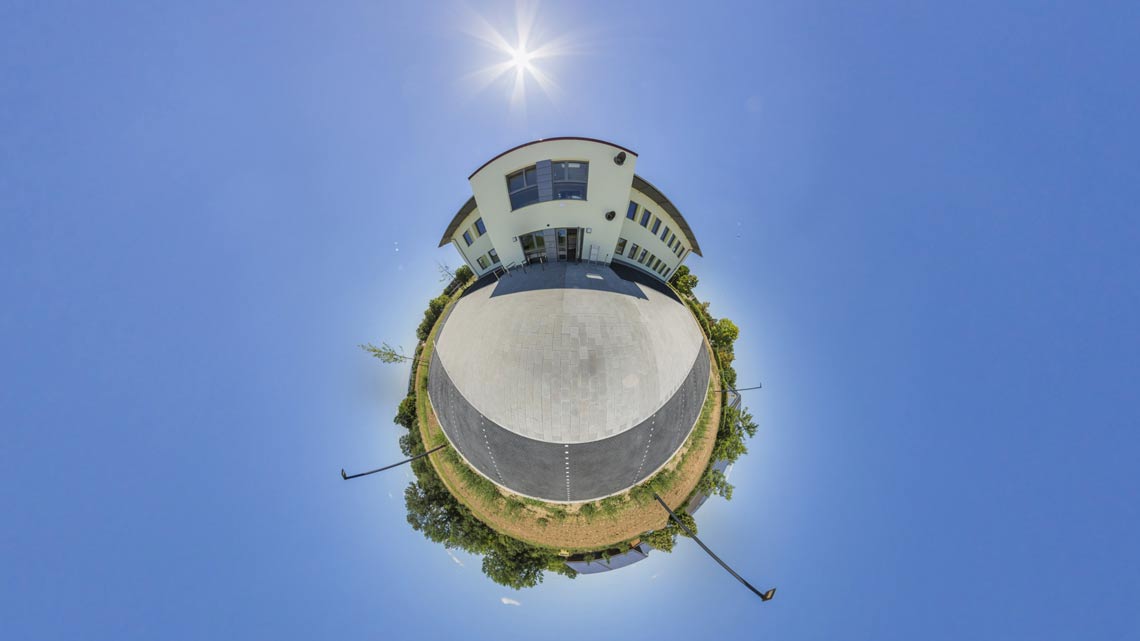 360°-Panoramabild unseres Gebäudes